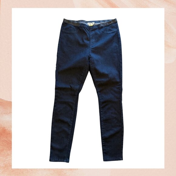 Indigo Rein Black Denim Skinny Jeggings - Picture 1 of 4